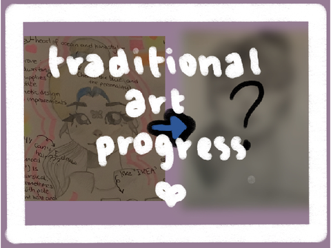 ★ ( traditional ) art progressss :DD