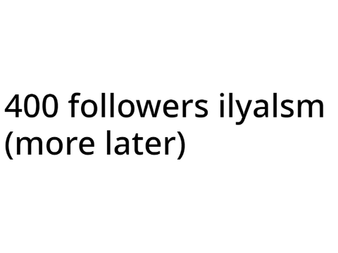 TYSM!