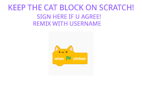 KEEP CAT BLOCKS ON SCRATCH!  remix
