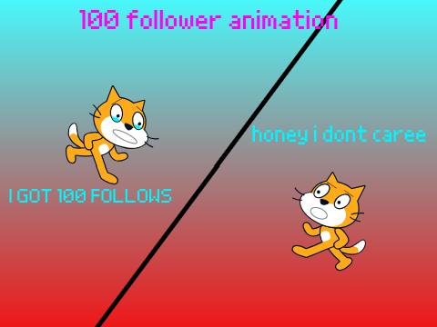 100 FOLLOW ANIMATION