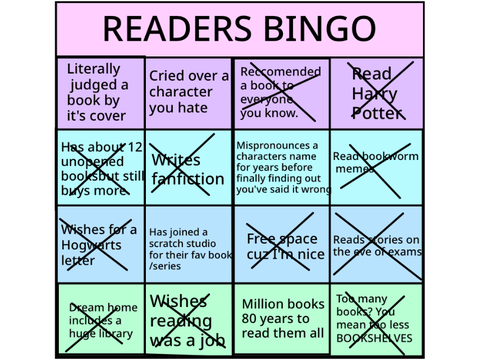 READERS BINGO remix