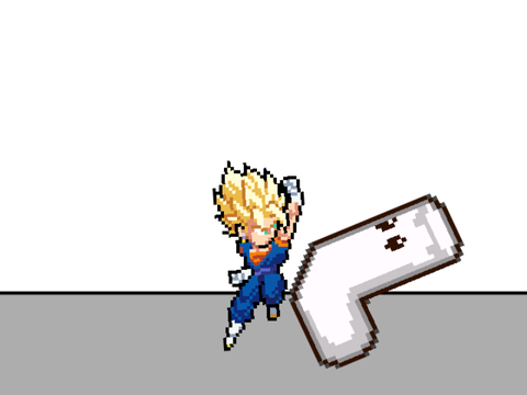 animation test but i made it faster and added another punch