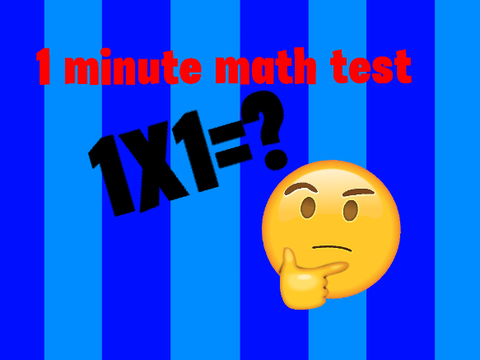 1 Minute Math test  #GAMES #MATHS