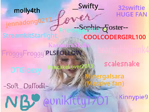SIGN IF YOU ARE A SWIFTIE!!!!!!! remix remix remix remix remix