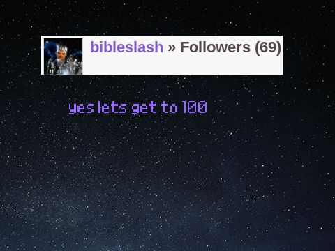 funny number anyway thanks followers