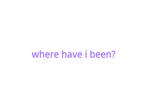 where have i been