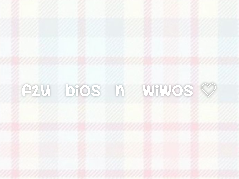 ૮꒰ ◌°ロ°꒱⠀⠀⠀ᶠ²ᵘ ╰ ㉇ ℬios n wiwos⠀⠀⠀︵︵⠀  ᭄