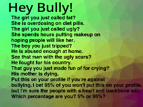 Remix this if you are against bullying!  remix