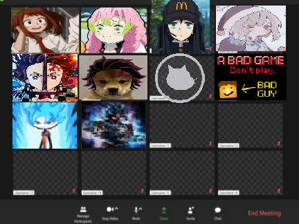 Add yourself to the zoom meeting remix!! ^^ remix remix remix remix remix