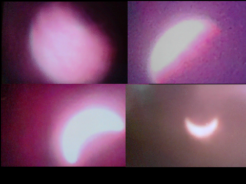 pics I took of the solar eclipse 2024!!!!!