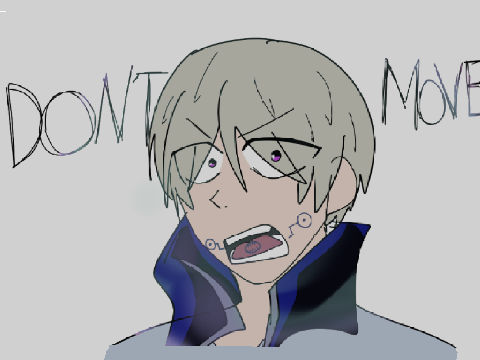 "DON'T MOVE." Inumaki Toge Art.