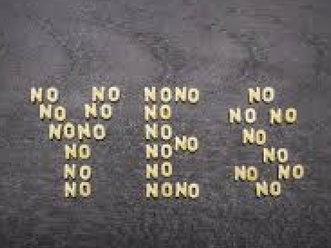 Yes out of NO's!!!