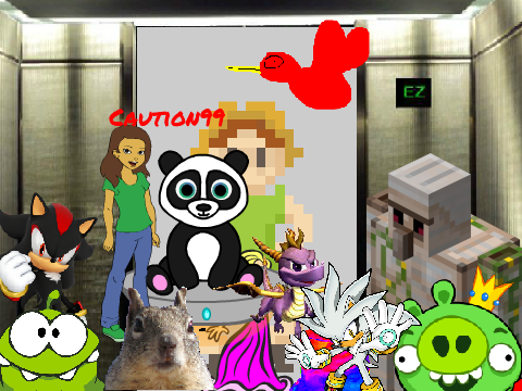 add your self in the elevator remix (x6) remix remix