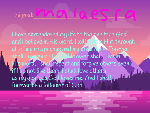 Sign your name if you love God! remix
