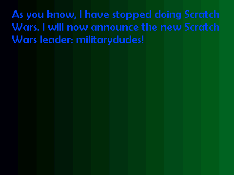 My Final Scratch Wars Announcement