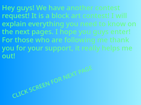 BLOCK ART CONTEST (FOR VEERON8161)