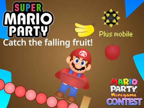 Super Mario Party: Catch the falling fruit!plus mobile
