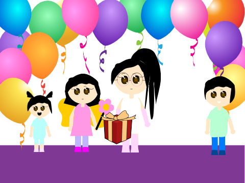 CRAFTISTGIRLS BITHDAY STORY