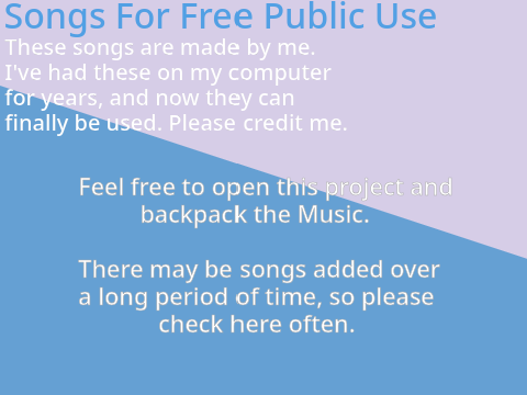 Songs For Your Games - Free