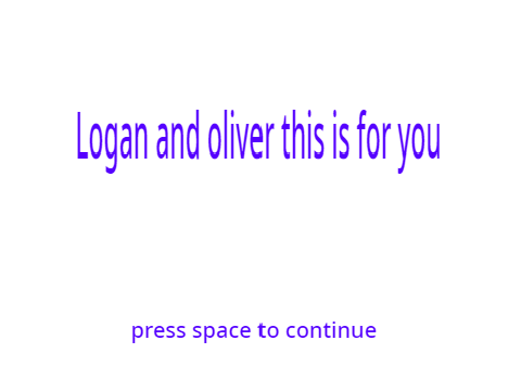 logan and oliver chalenge