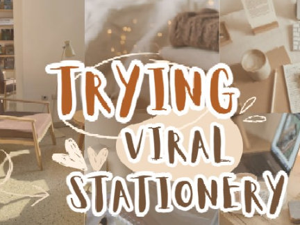 Testing Viral stationery! {pt 1}