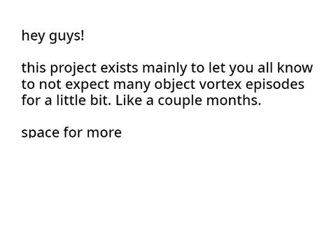 the future of object vortex