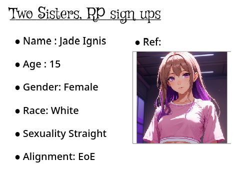 Two Sisters, RP sign ups remix