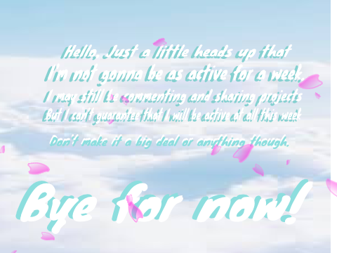 ☆Just a little heads up!☆