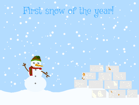 First Snow Day Of The Year!