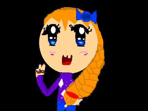 My Best Anime Drawing on Scratch! (with music) :D