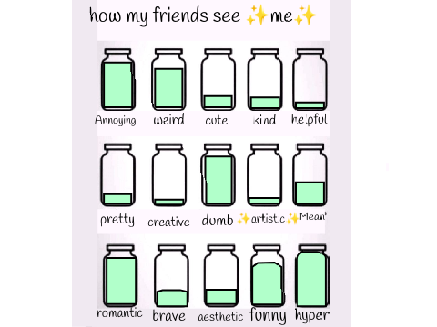 How i see ✨me✨/How my friends see ✨me✨ remix
