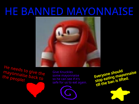 This man banned mayonnaise. What do we call for? remix-2