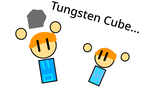 Tungsten Cube... l #funny #cold4199 #all