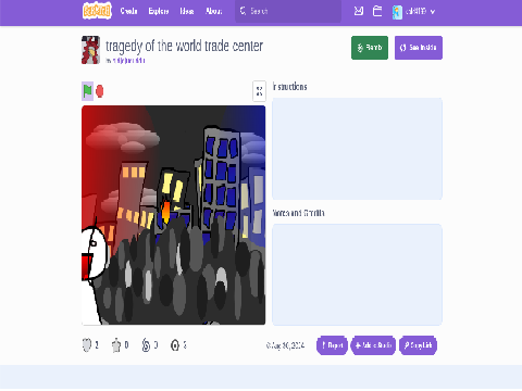 this kid was making fun of 9/11