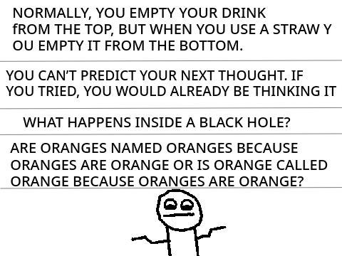 Some Shower Thoughts