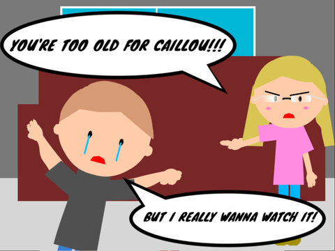 Childish Dad Wants to Watch Caillou/GROUNDED