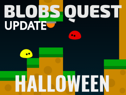 blobs quest halloween reshared || #all #blobs #everything #games #spazestudios #1