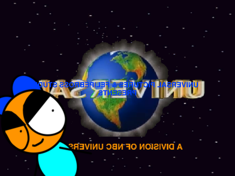 I span the 1997-2012 Universal logo round and round!!!! in flipped audio reversed remix