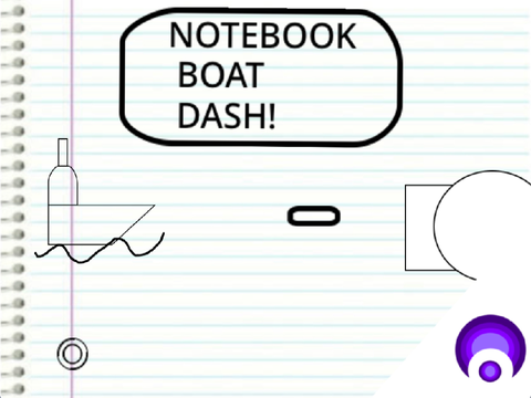 Notebook Boat Dash! #Fun #Games #Featured #All #Art #Stories #Trending #Popular #TROOPA_9000 remix