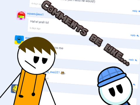 Comments be like... (Ft. @-FunnyToons-) #Animation #Kamehameha #music #comments