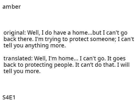 Iconic Cyclist Quotes through Google Translate Season 4 Part 1 Script (S4E1 ONLY) Amber's limes