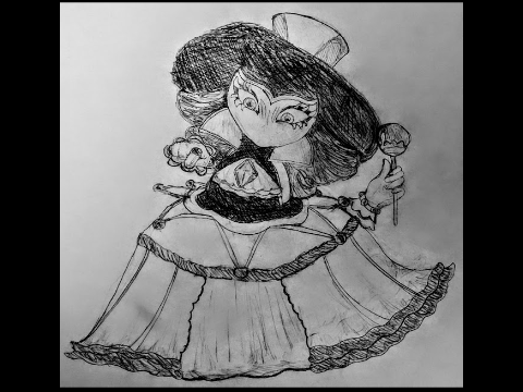 ✧ Madame Grape Drawing - Submission for Princess Peach: Showtime! Art Collab ✧