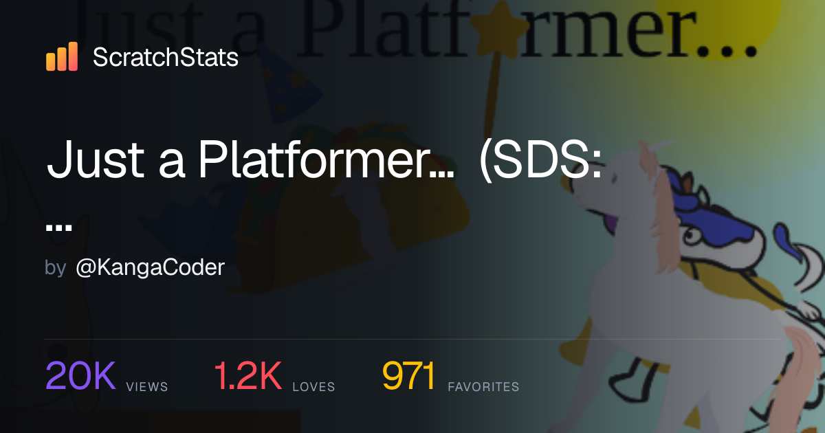 Just a Platformer... (SDS: Expect the Unexpected) | ScratchStats